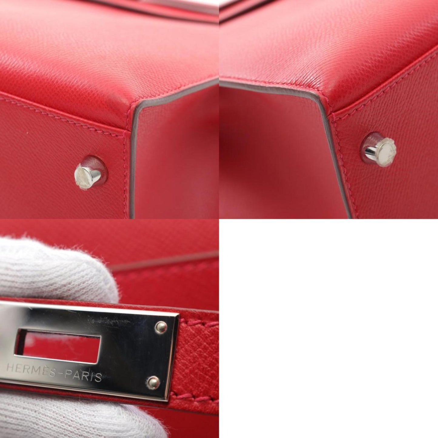 Hermès Red Leather Kelly 35