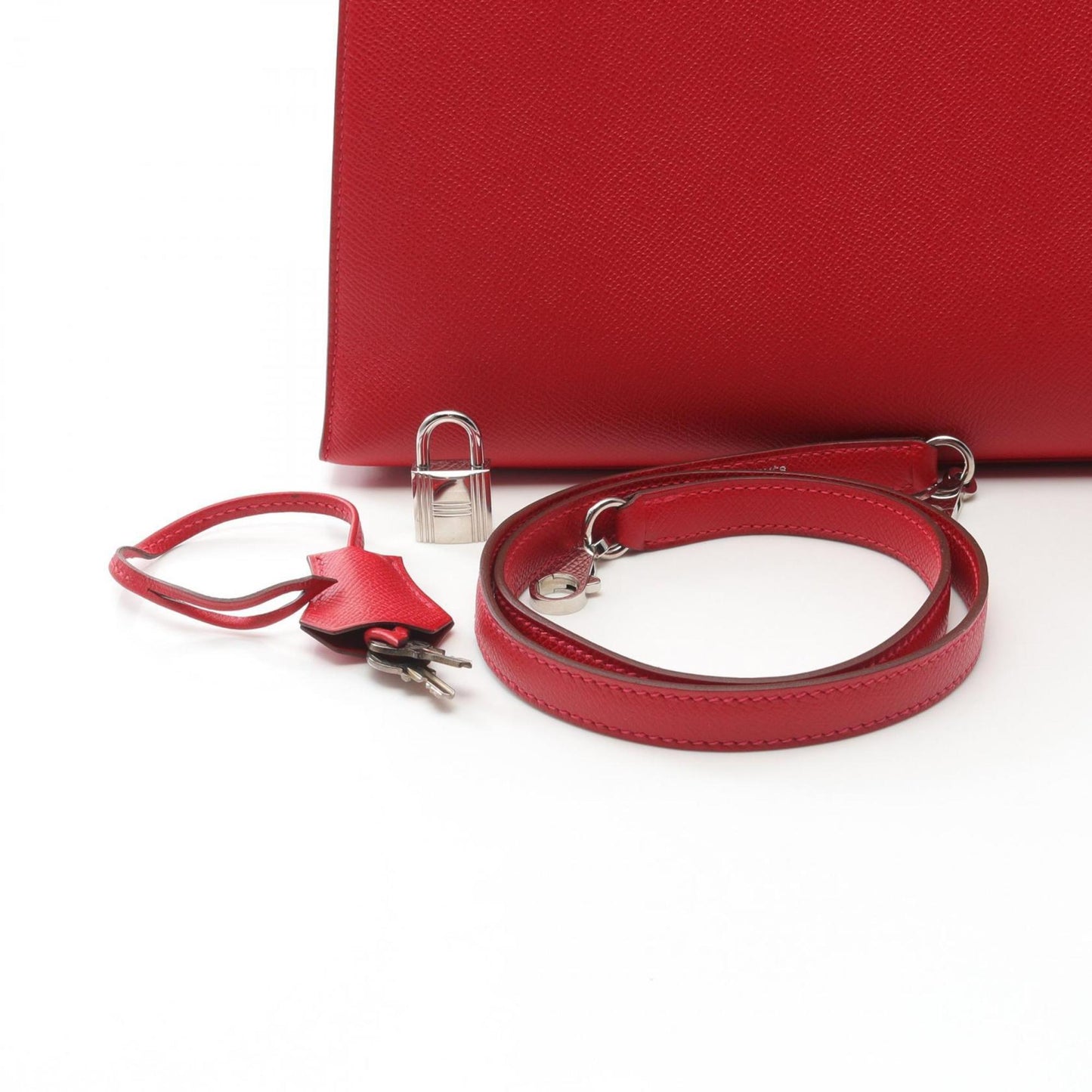 Hermès Red Leather Kelly 35