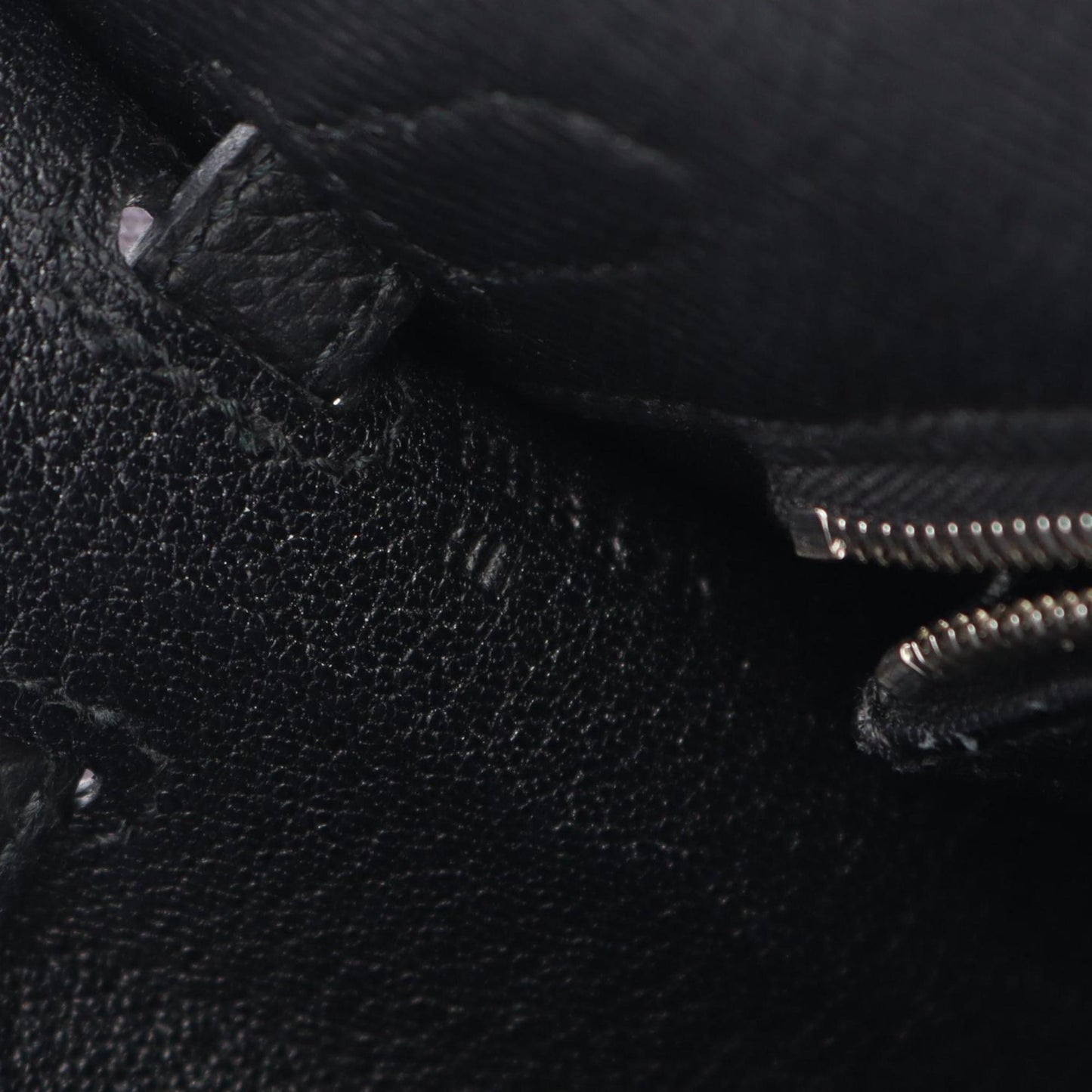 Hermès Black Leather Kelly 25