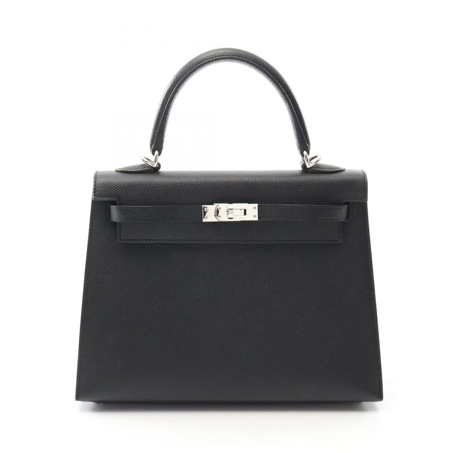 Hermès Black Leather Kelly 25