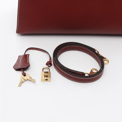 Hermès Red Leather Kelly 32