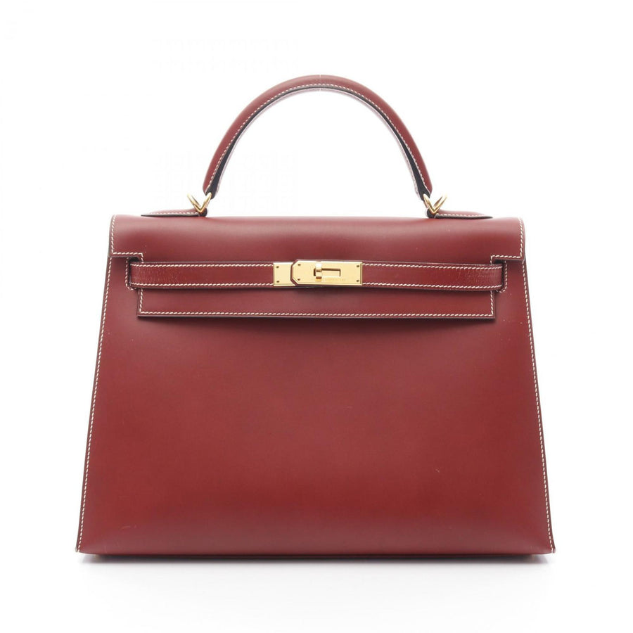 Hermès Red Leather Kelly 32