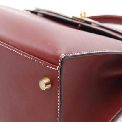 Hermès Red Leather Kelly 32