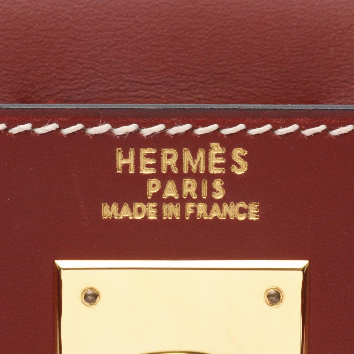 Hermès Red Leather Kelly 32
