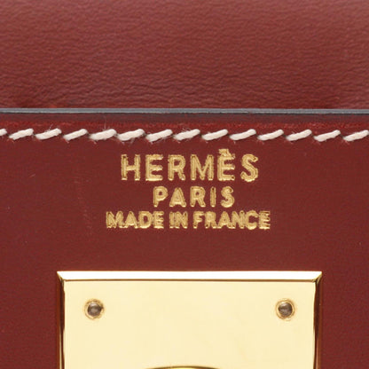 Hermès Red Leather Kelly 32