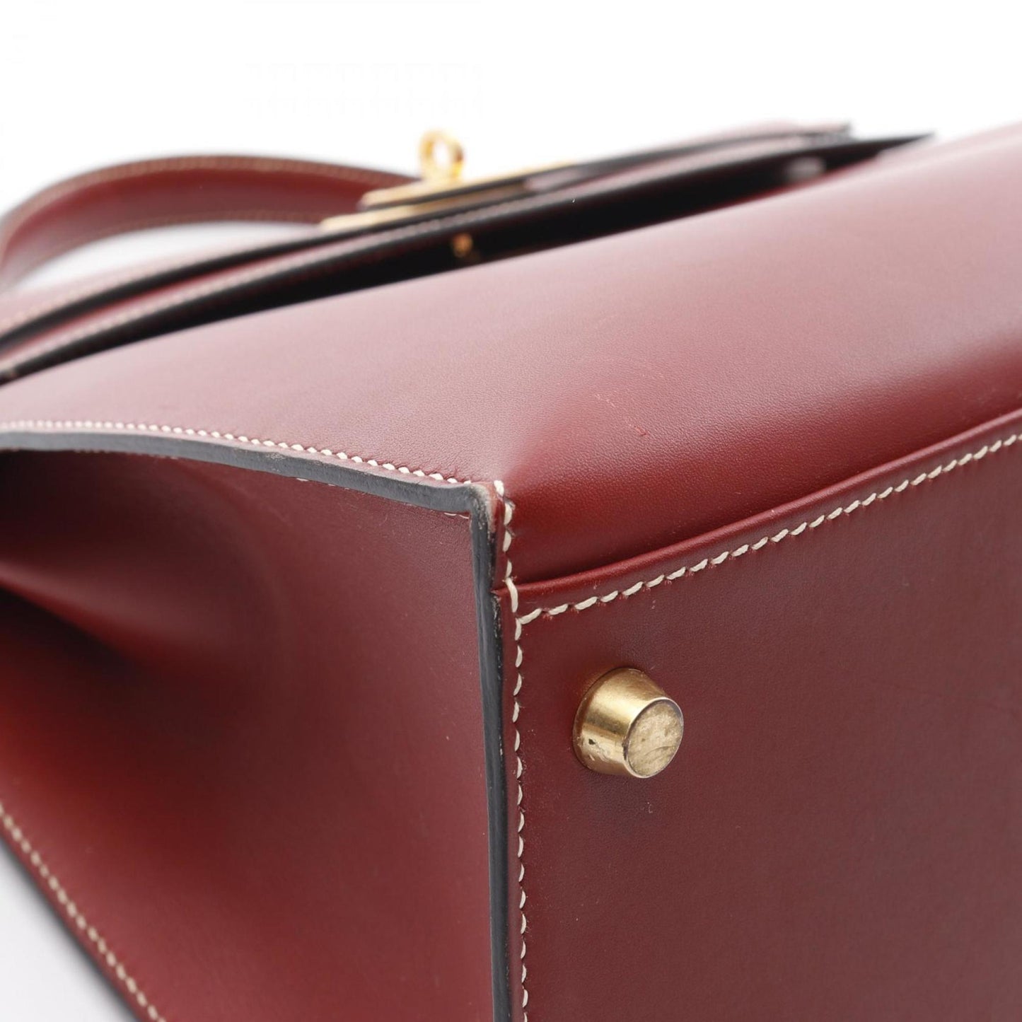 Hermès Red Leather Kelly 32