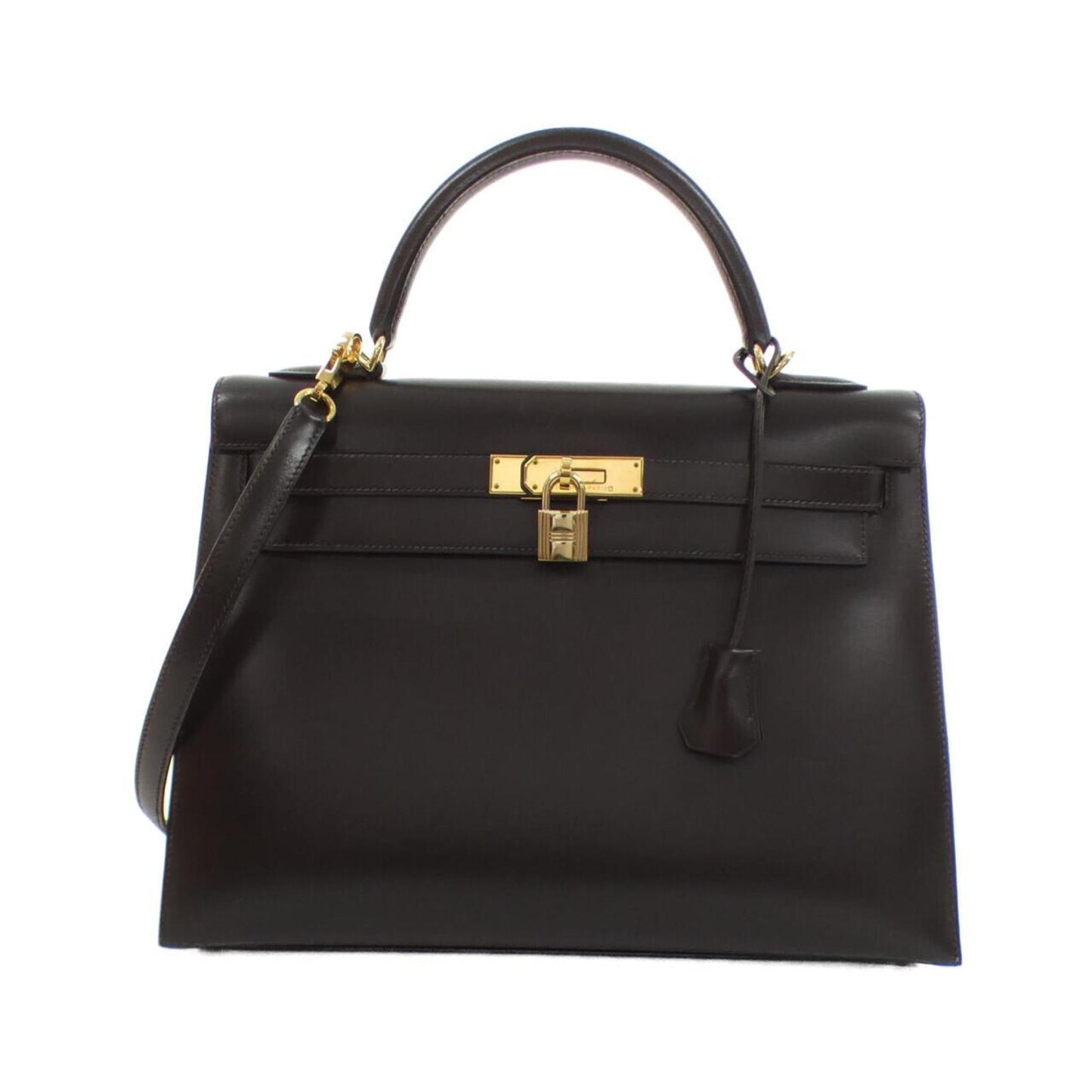 Hermès Brown Leather Kelly 32
