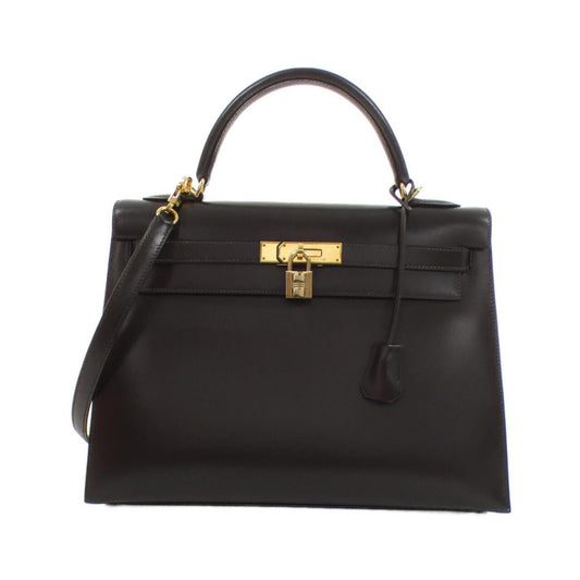 Hermès Brown Leather Kelly 32