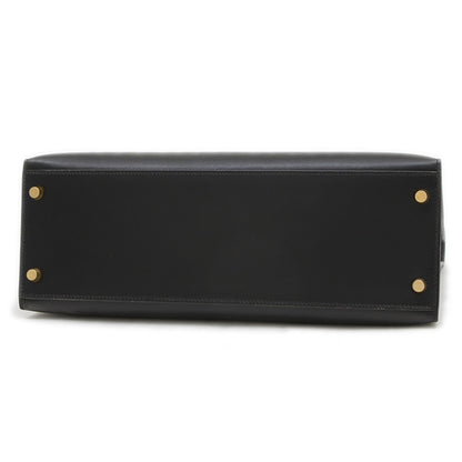 Hermès Black Leather Kelly 32