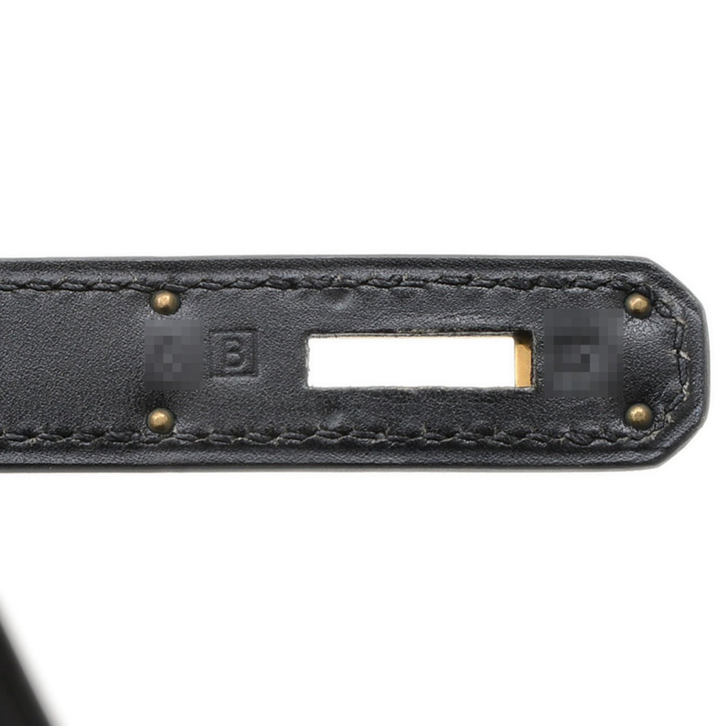 Hermès Black Leather Kelly 32