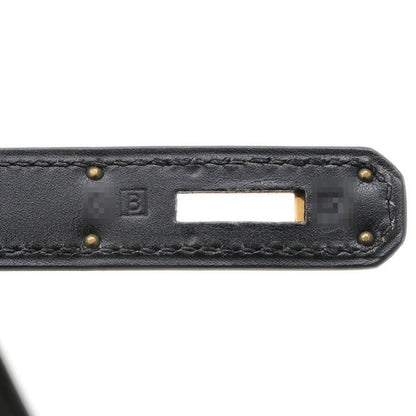 Hermès Black Leather Kelly 32