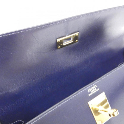 Hermès Blue Leather Kelly 32
