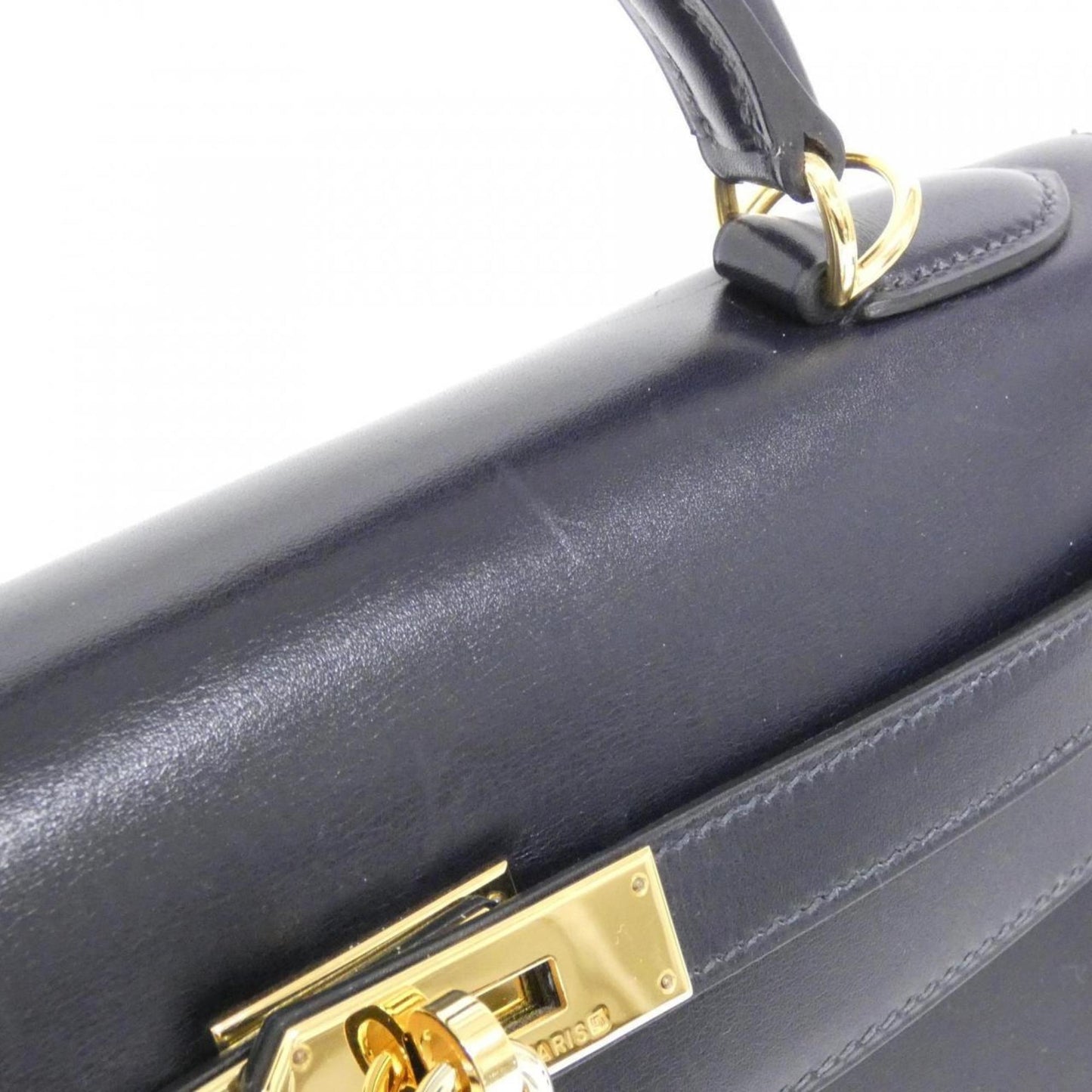 Hermès Blue Leather Kelly 32