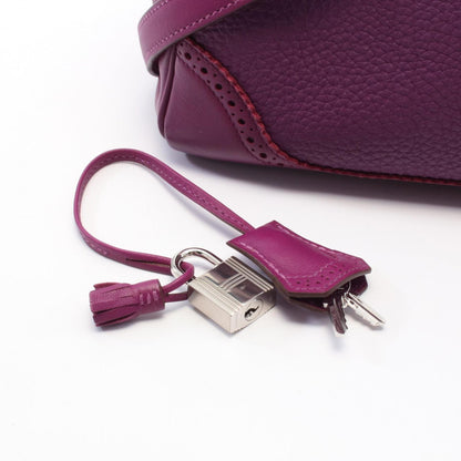 Hermès Purple Leather Kelly 35