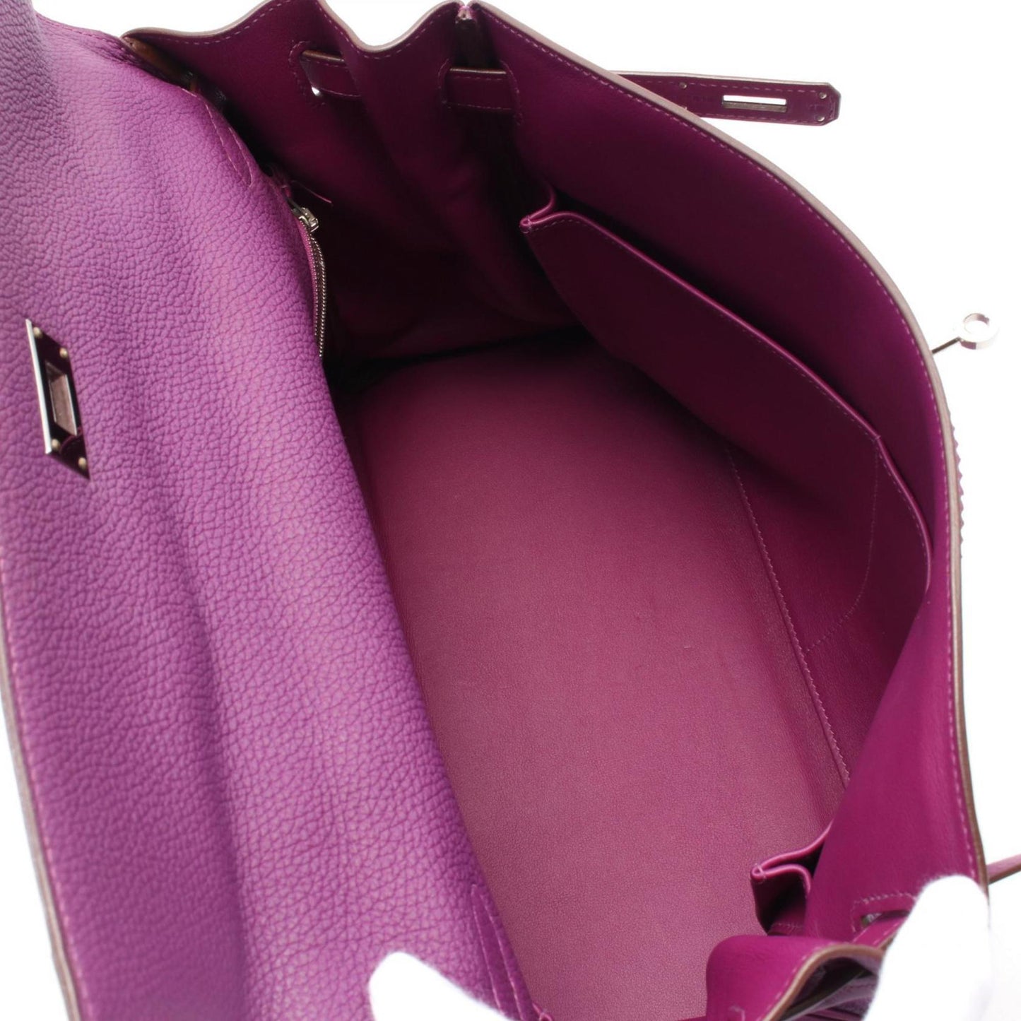 Hermès Purple Leather Kelly 35