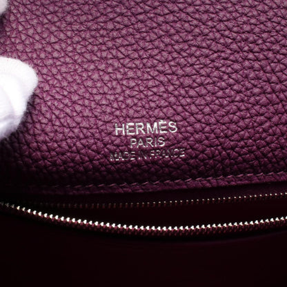 Hermès Purple Leather Kelly 35