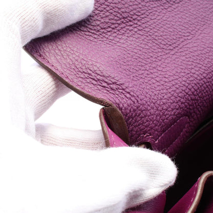 Hermès Purple Leather Kelly 35