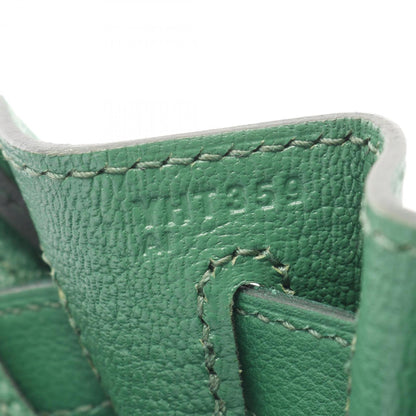 Hermès Green Leather Kelly 28