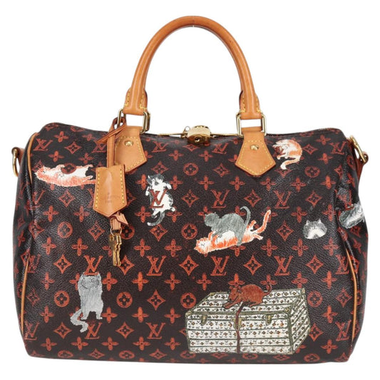 Louis Vuitton Brown Canvas Speedy Bandoulière 30
