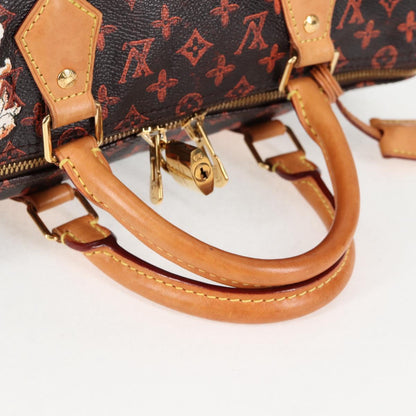 Louis Vuitton Brown Canvas Speedy Bandoulière 30