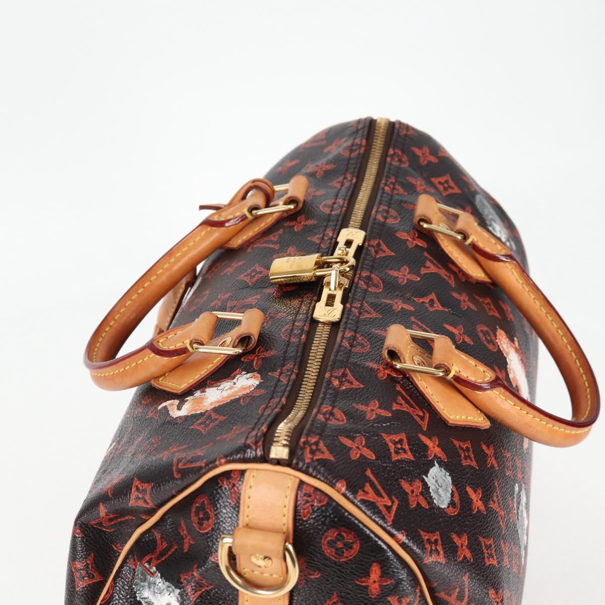 Louis Vuitton Brown Canvas Speedy Bandoulière 30