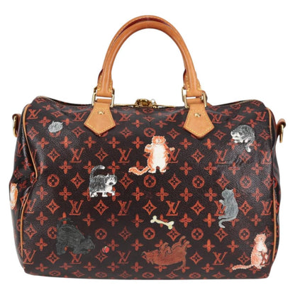 Louis Vuitton Brown Canvas Speedy Bandoulière 30