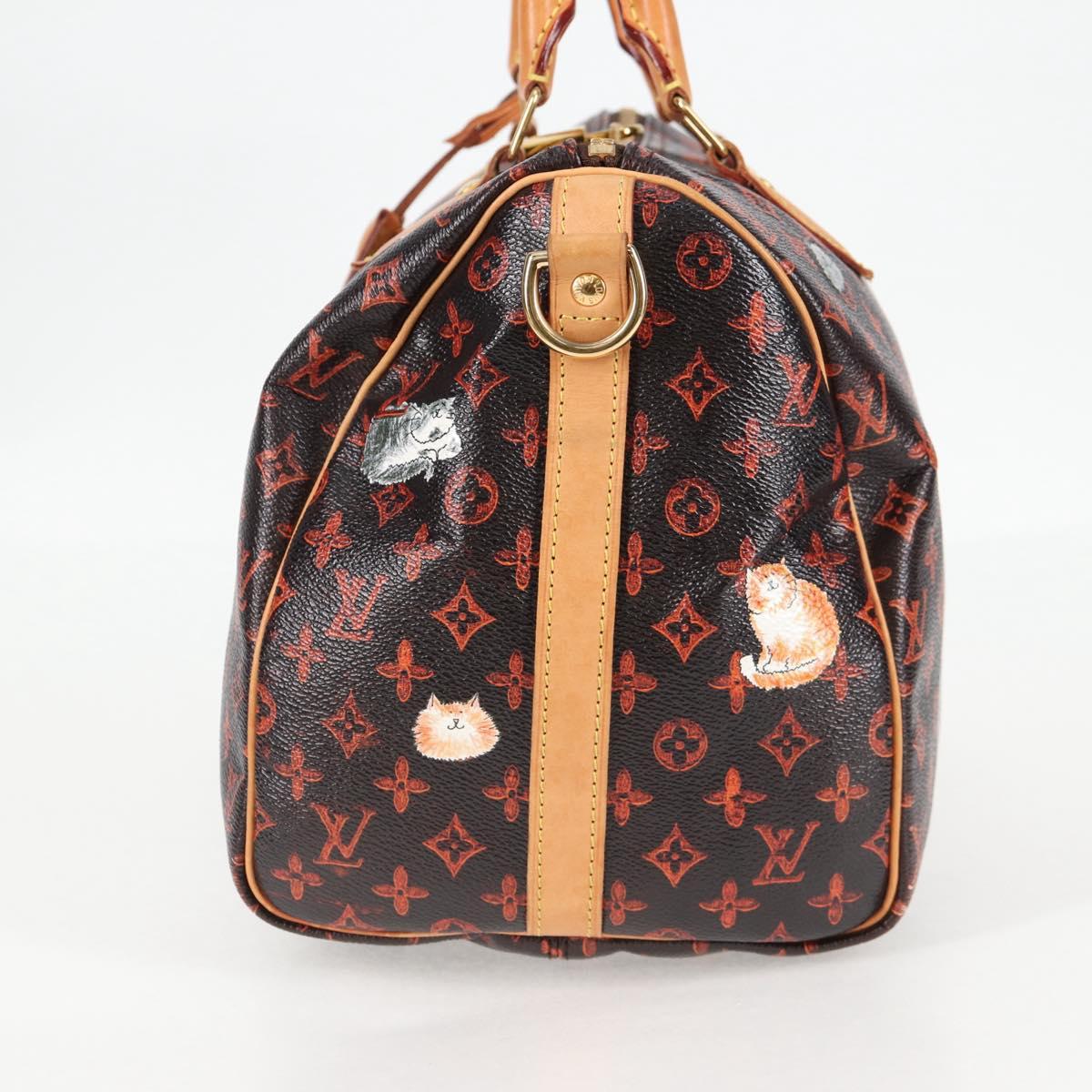 Louis Vuitton Brown Canvas Speedy Bandoulière 30