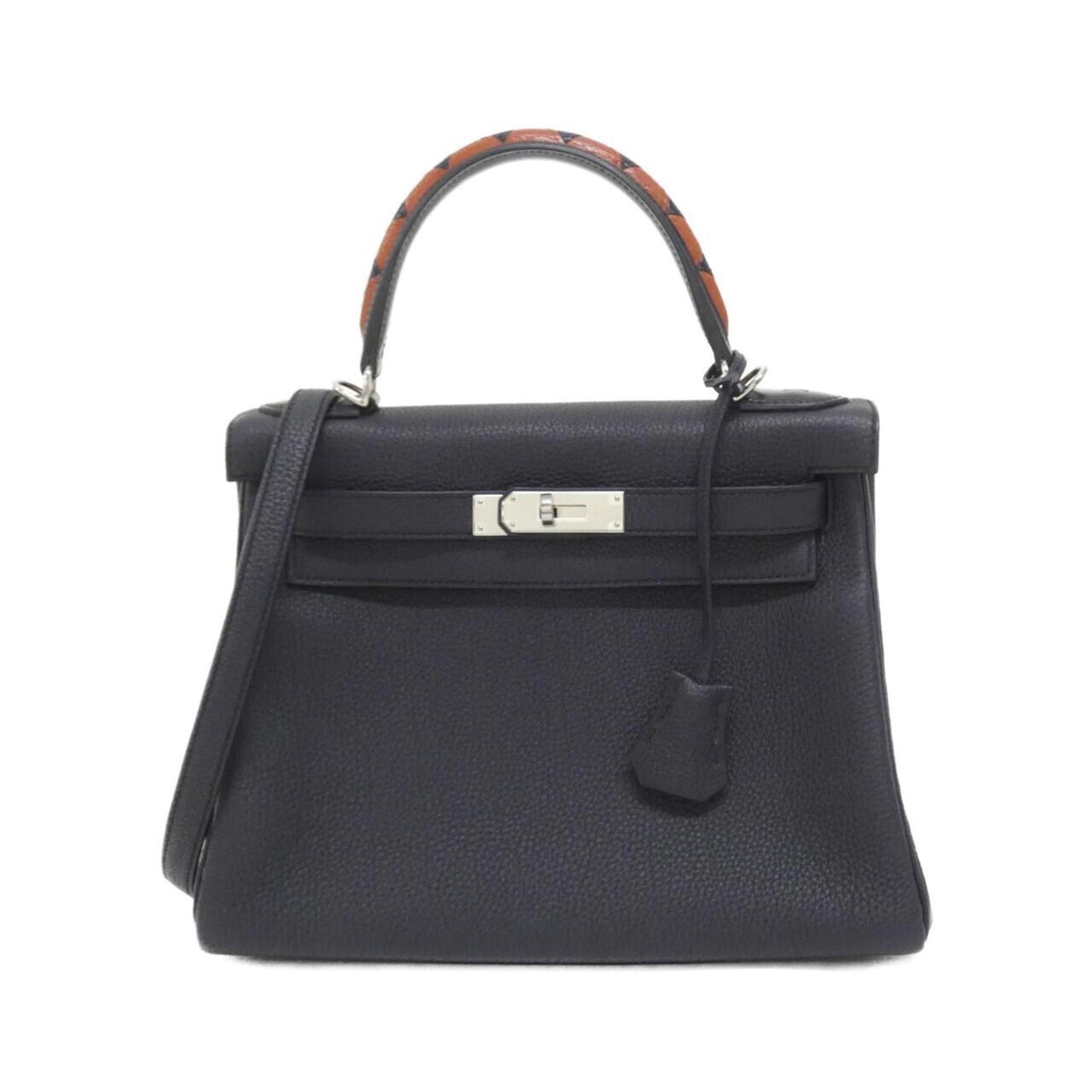 Hermès Blue Leather Kelly 28