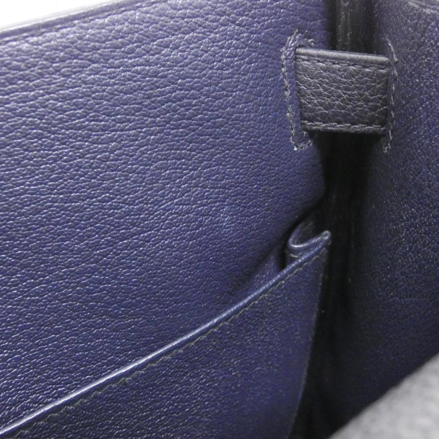 Hermès Blue Leather Kelly 28