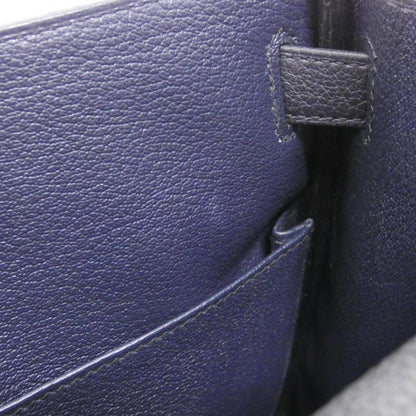 Hermès Blue Leather Kelly 28