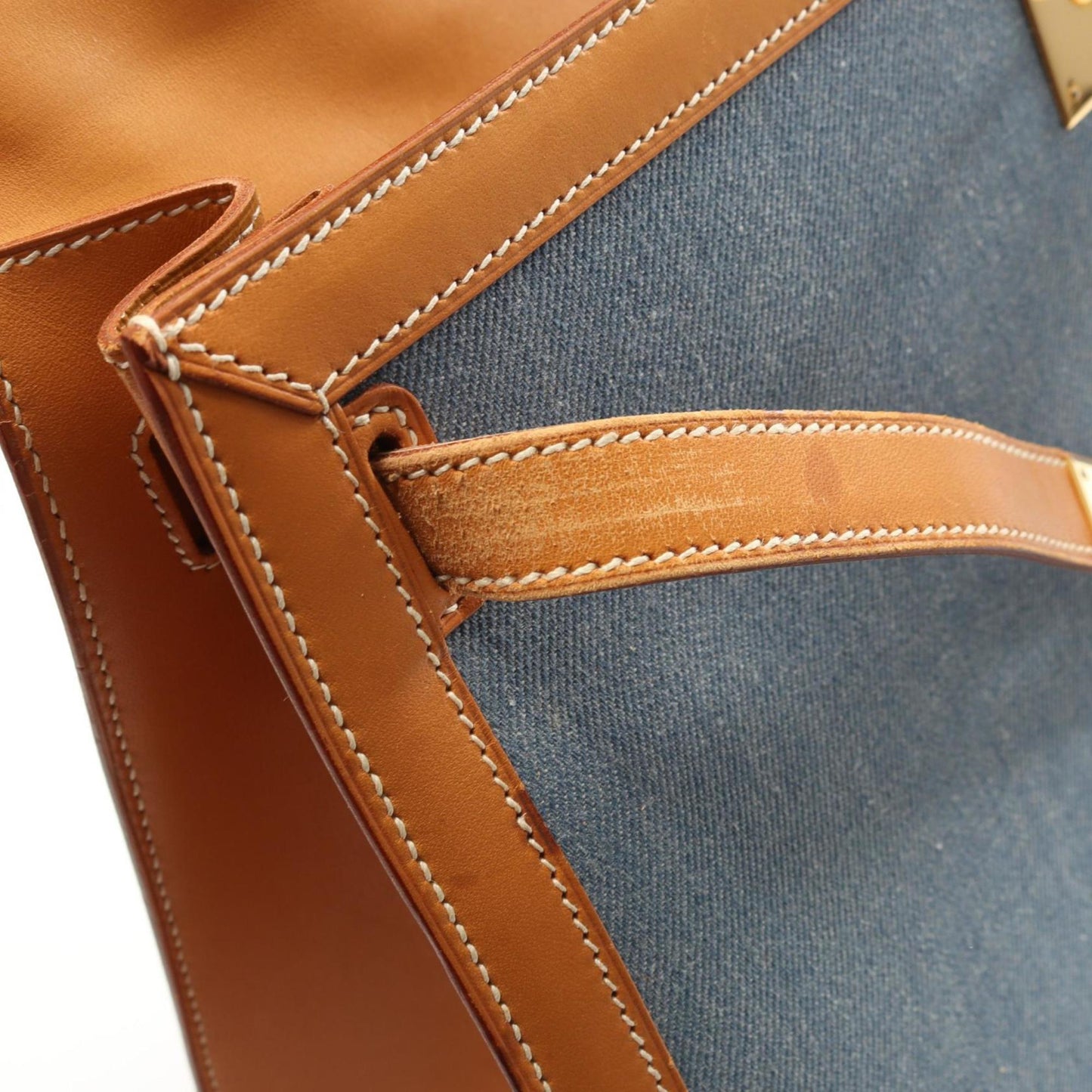 Hermès Blue Denim - Jeans Kelly 35