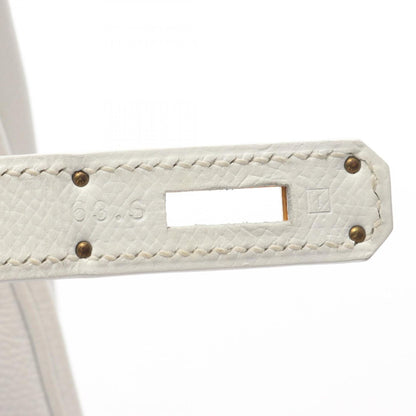 Hermès White Leather Kelly 35