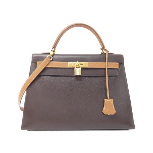 Hermès Brown Leather Kelly 32