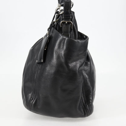 Prada Black Leather Double