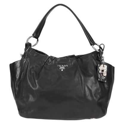 Prada Black Leather Double