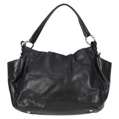 Prada Black Leather Double