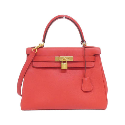 Hermès Red Leather Kelly 28