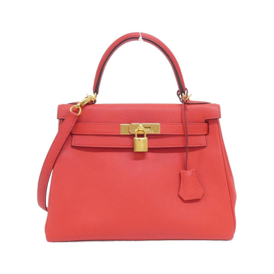 Hermès Red Leather Kelly 28