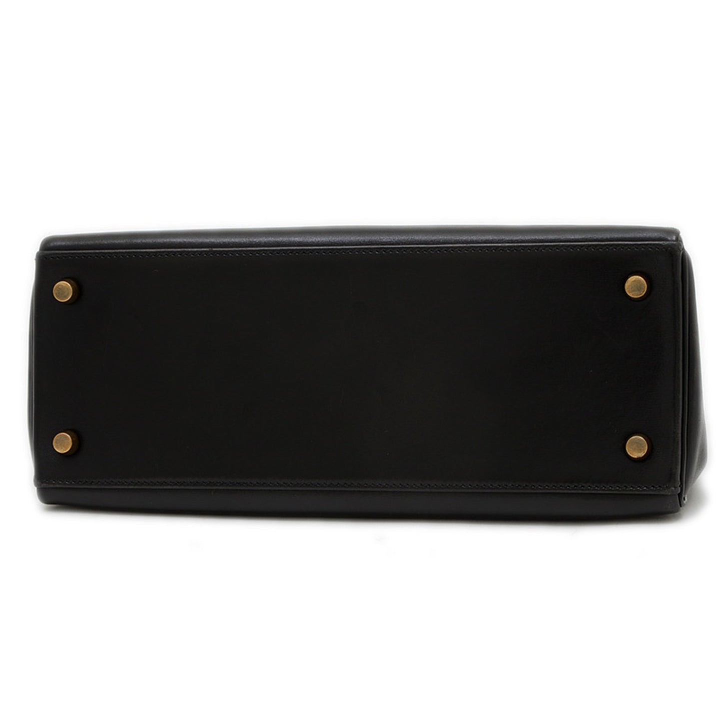 Hermès Black Leather Kelly 25