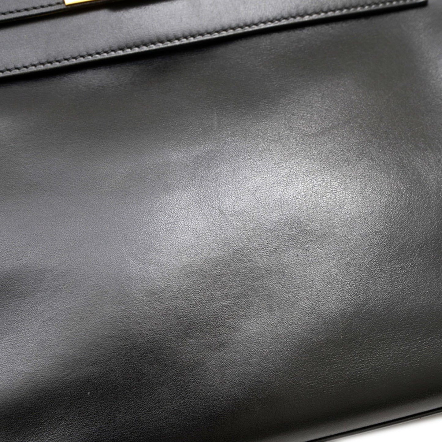 Hermès Black Leather Kelly 25