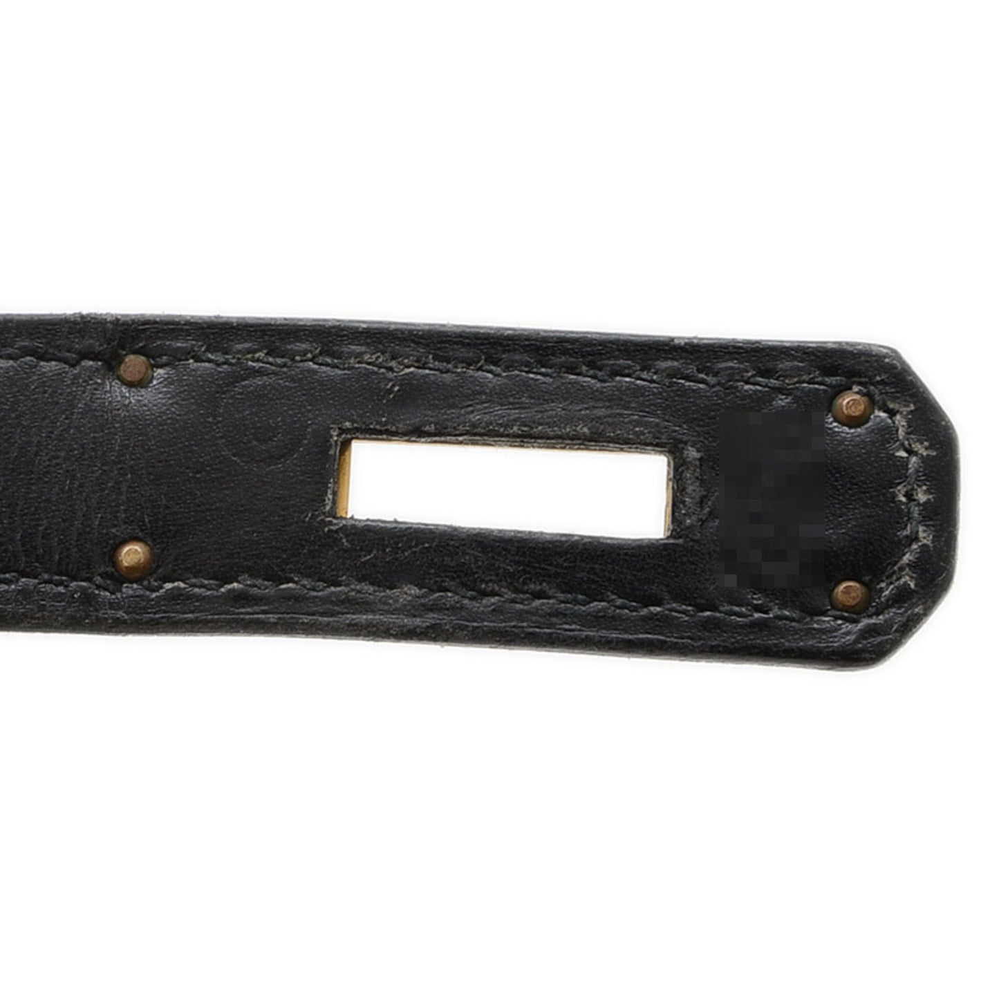 Hermès Black Leather Kelly 25