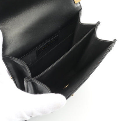 Chanel Black Leather Boy