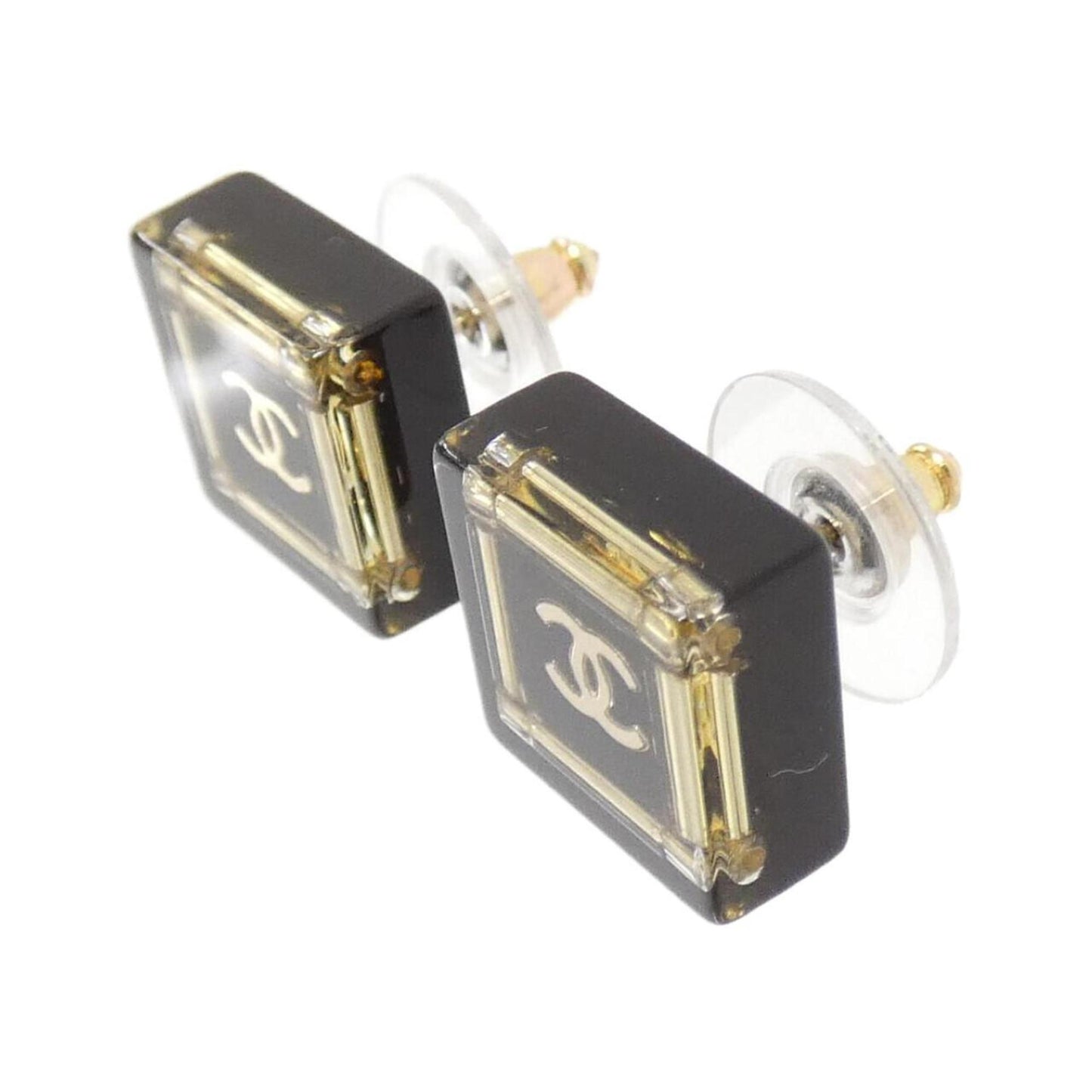 Chanel Black Plastic Coco Mark