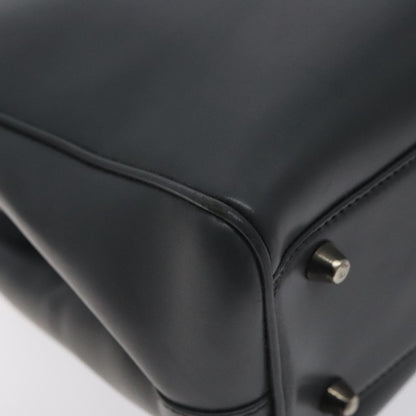 Prada Gray Leather Vitello