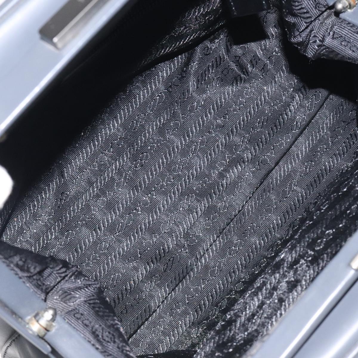 Prada Gray Leather Vitello