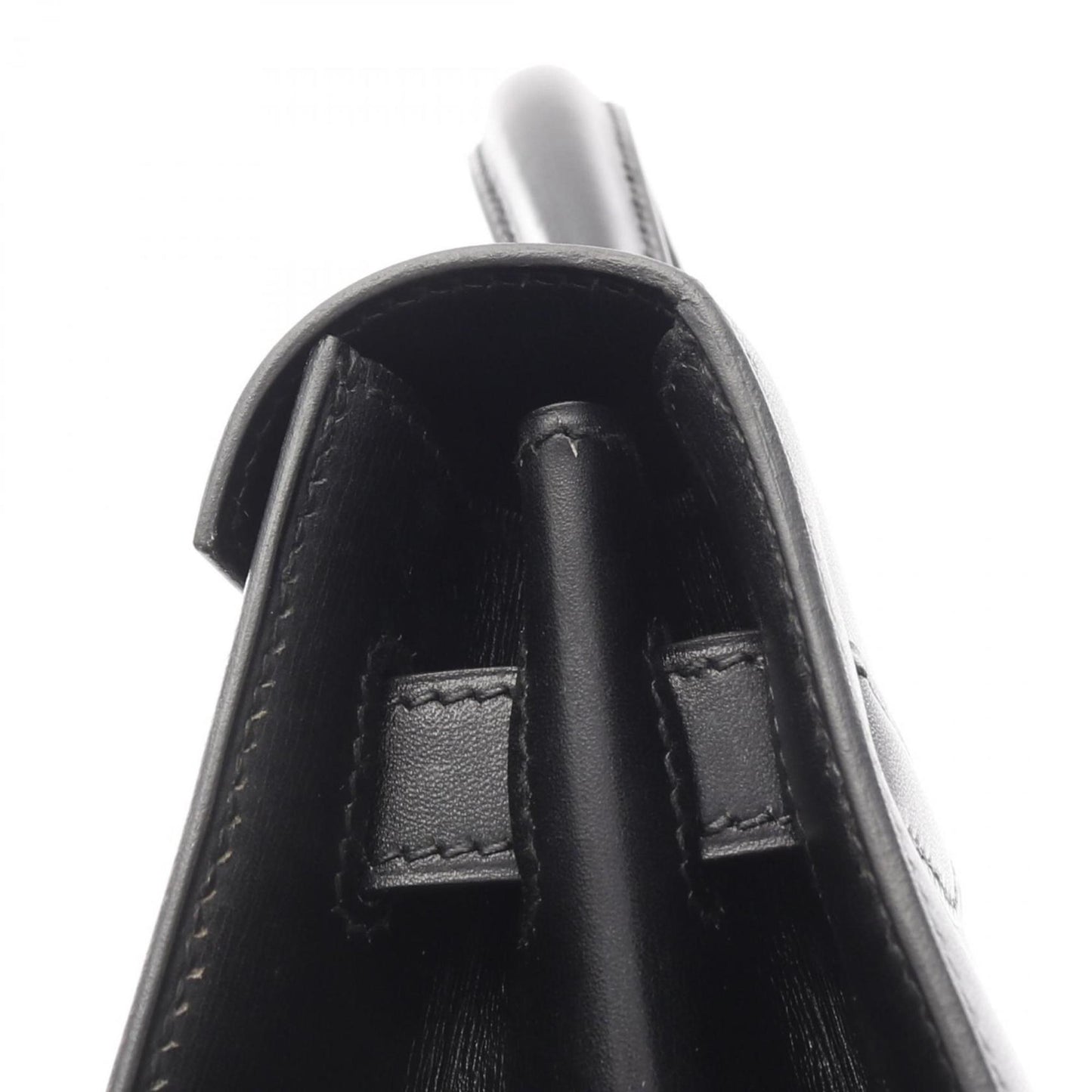 Hermès Black Leather Kelly 32