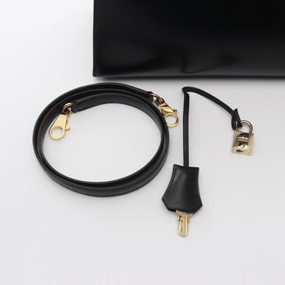 Hermès Black Leather Kelly 32
