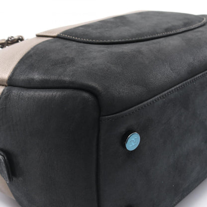 Chanel Black Leather Coco Mark