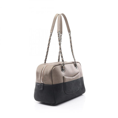 Chanel Black Leather Coco Mark