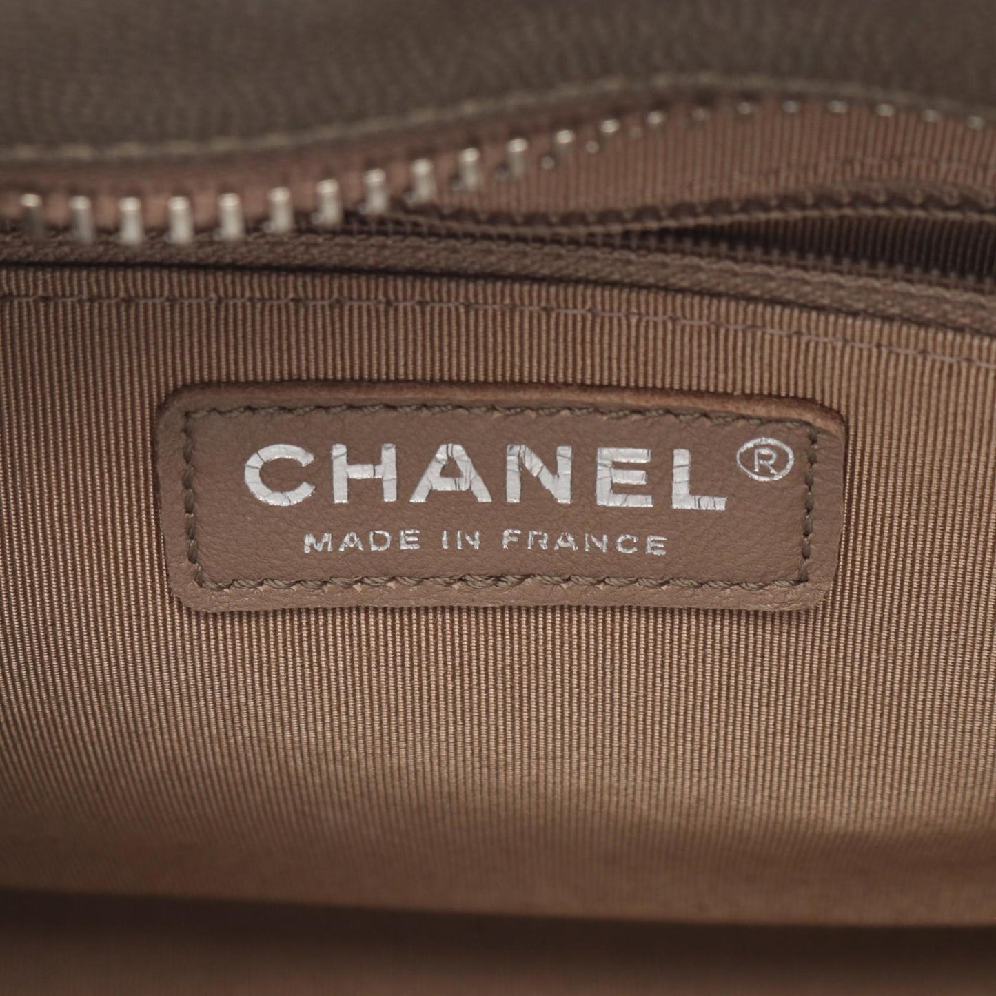 Chanel Black Leather Coco Mark